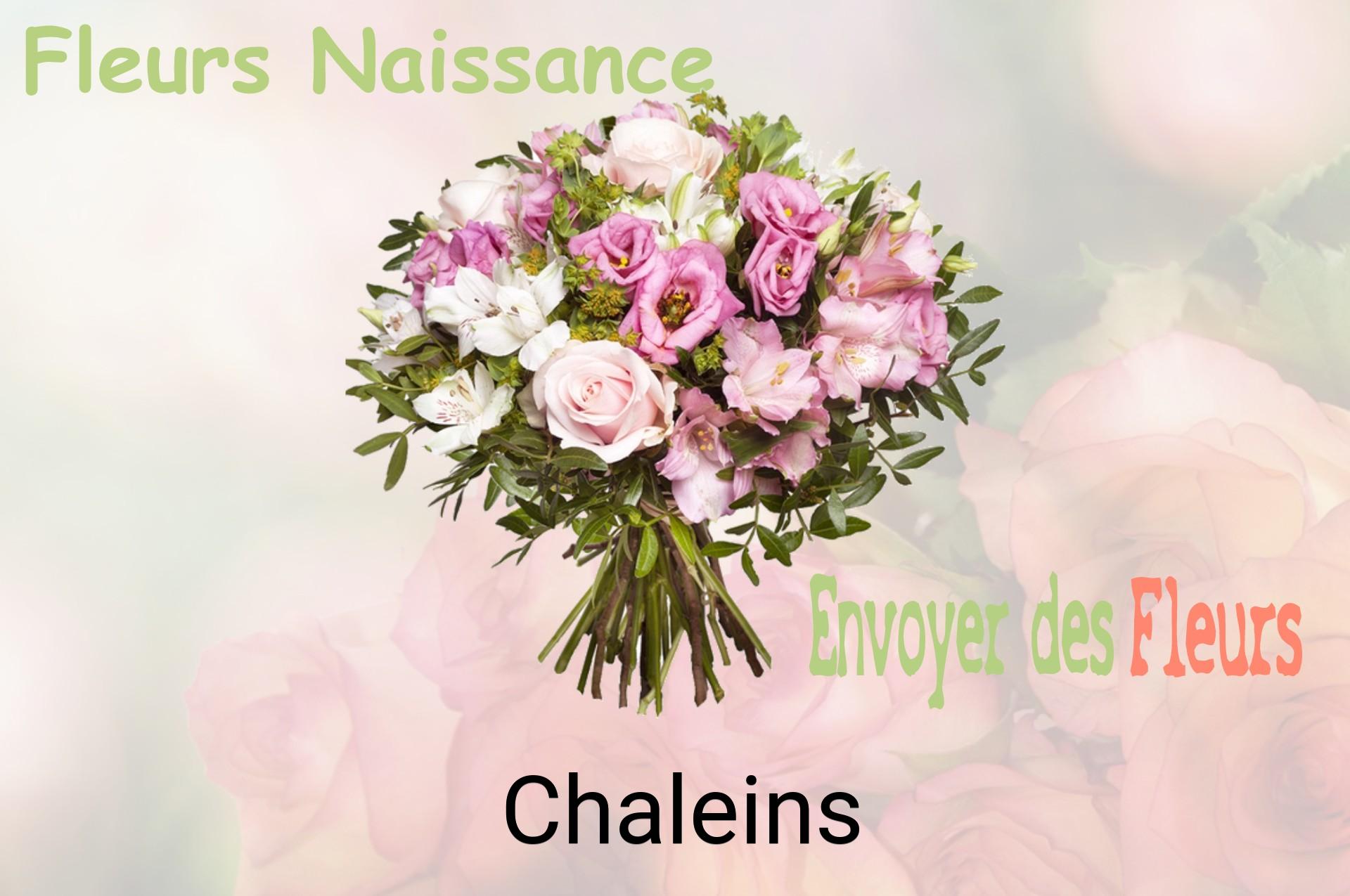 Bouquet de fleurs de naissance livré à Chaleins